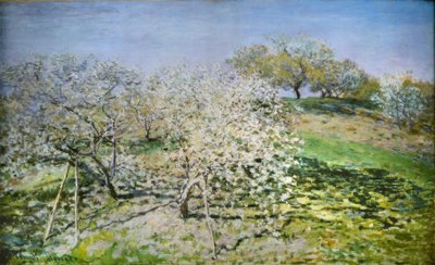 Printemps. Pommiers en fleurs - Claude Monet